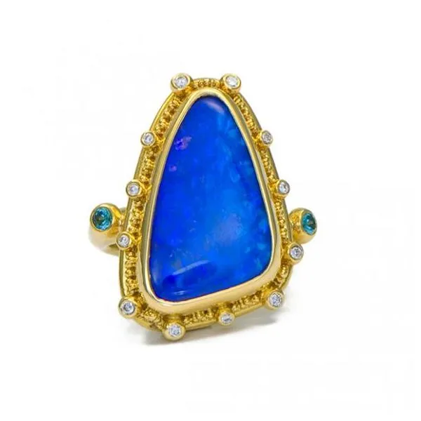 Colored Stone Ring French Designer Jeweler Scottsdale, AZ