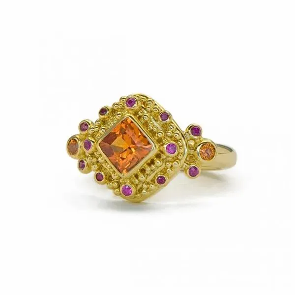 Colored Stone Ring French Designer Jeweler Scottsdale, AZ