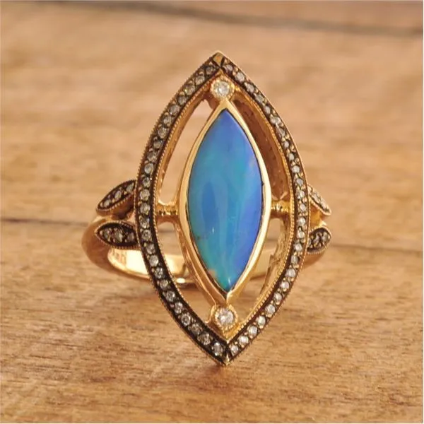 Colored Stone Ring French Designer Jeweler Scottsdale, AZ