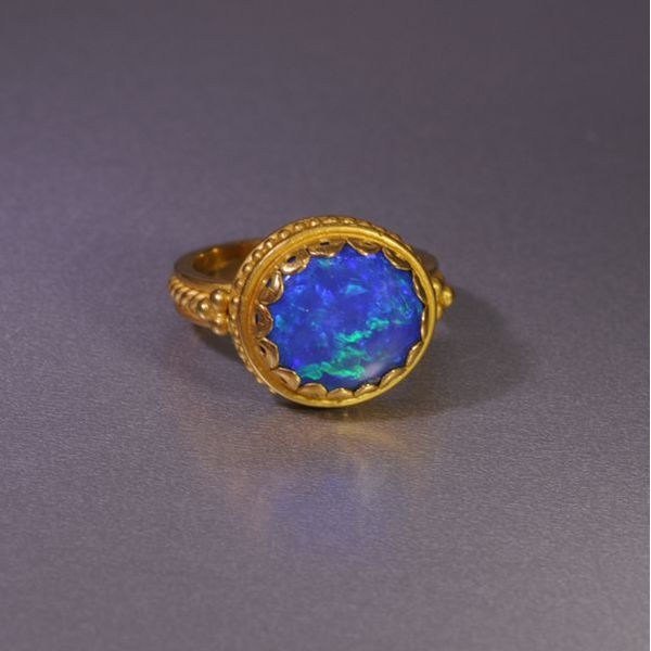 Colored Stone Ring Image 4 French Designer Jeweler Scottsdale, AZ