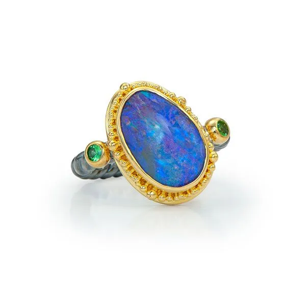 Colored Stone Ring French Designer Jeweler Scottsdale, AZ