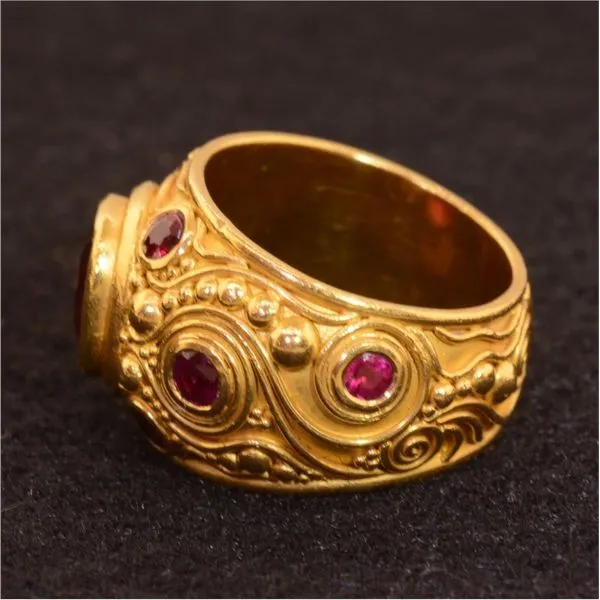 Colored Stone Ring Image 4 French Designer Jeweler Scottsdale, AZ