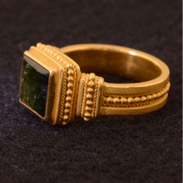 Colored Stone Ring Image 4 French Designer Jeweler Scottsdale, AZ