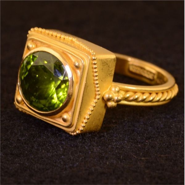Colored Stone Ring Image 4 French Designer Jeweler Scottsdale, AZ