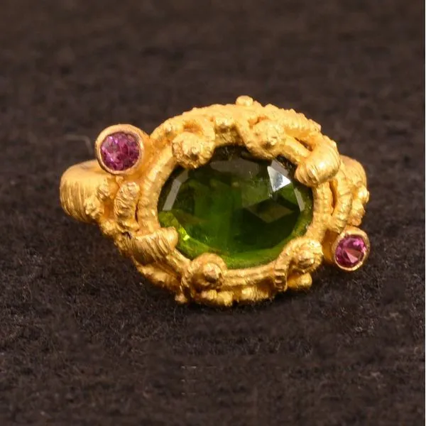 Colored Stone Ring French Designer Jeweler Scottsdale, AZ