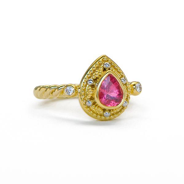 Zaffiro Pink Spinel Ring French Designer Jeweler Scottsdale, AZ