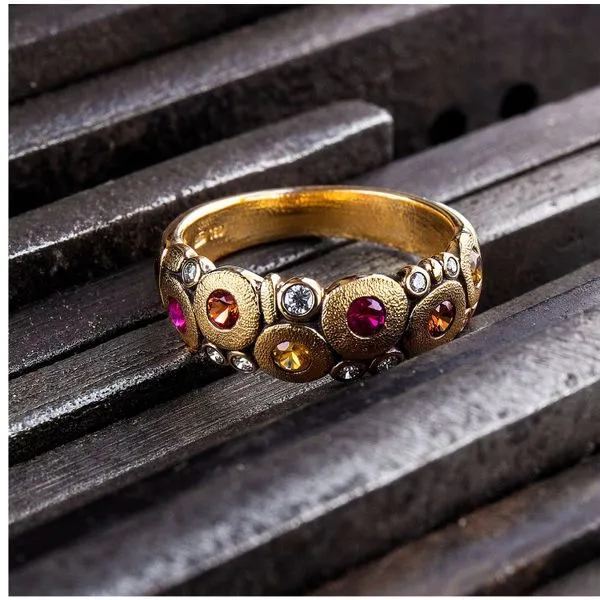 Colored Stone Ring French Designer Jeweler Scottsdale, AZ