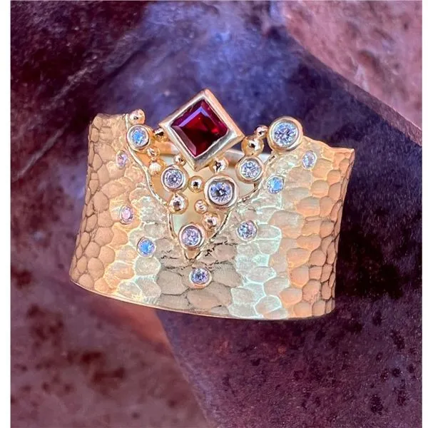 Colored Stone Ring French Designer Jeweler Scottsdale, AZ