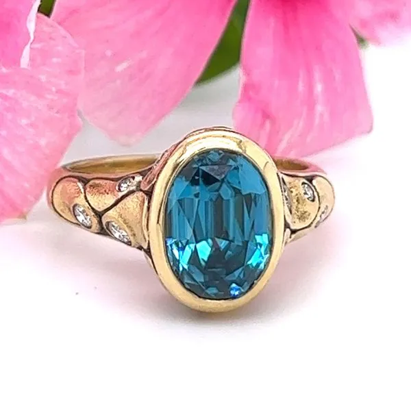 Colored Stone Ring French Designer Jeweler Scottsdale, AZ