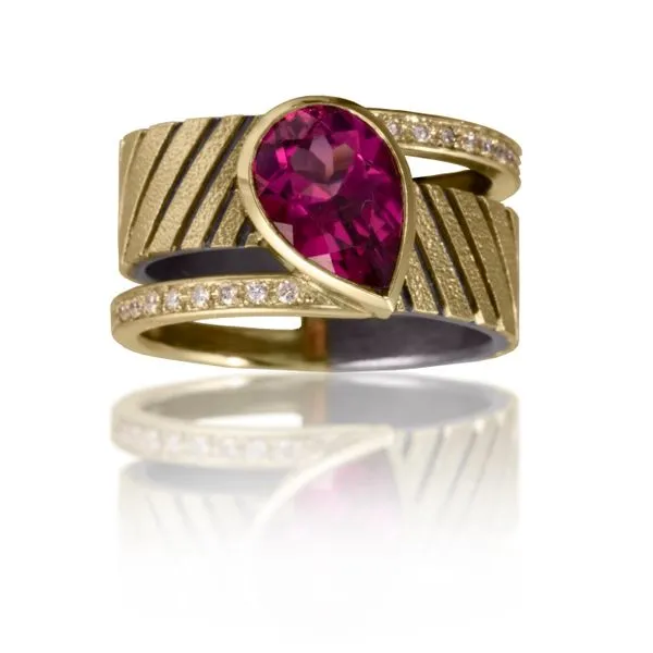 Colored Stone Ring French Designer Jeweler Scottsdale, AZ