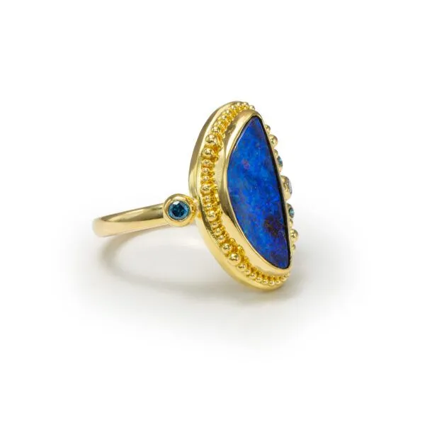 Colored Stone Ring Image 2 French Designer Jeweler Scottsdale, AZ