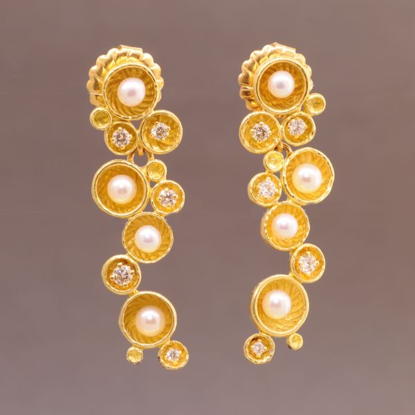 Pearl Earrings French Designer Jeweler Scottsdale, AZ