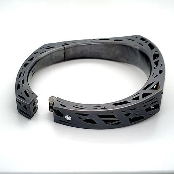 Oxi Silver and Gold Bracelet Image 4 French Designer Jeweler Scottsdale, AZ