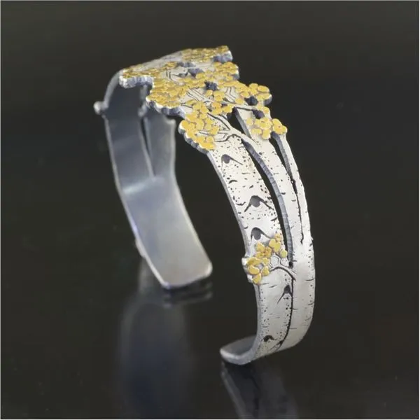 Oxi Silver and Gold Bracelet Image 2 French Designer Jeweler Scottsdale, AZ