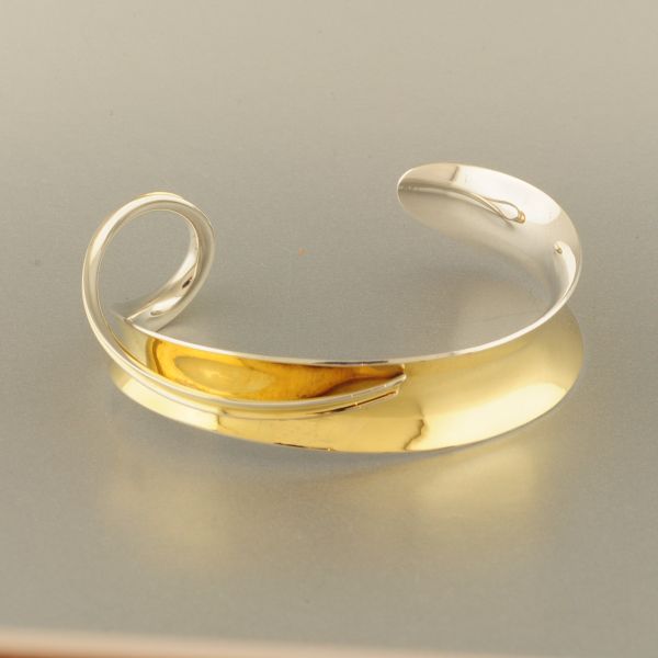 Silver and Gold Bracelet French Designer Jeweler Scottsdale, AZ