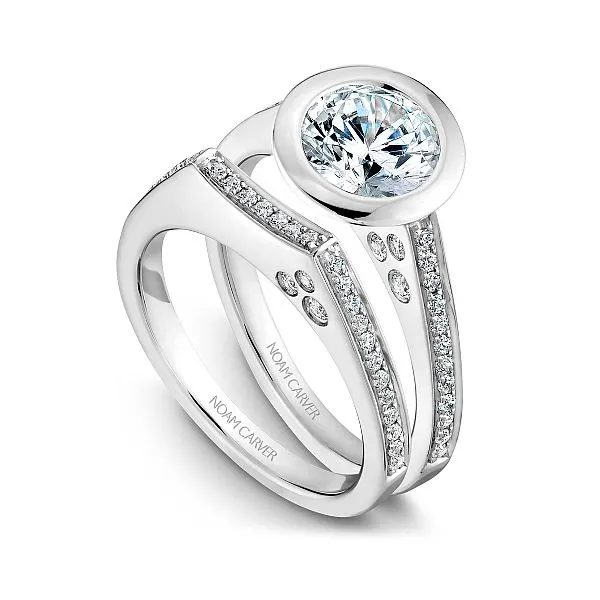 Round Diamond Bezel Set Diamond Engagement Ring Image 3 Frontenac Jewellers Kingston, ON