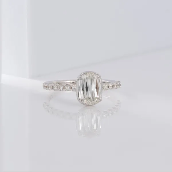 Pave Diamond Engagement Ring Image 2 Frontenac Jewellers Kingston, ON