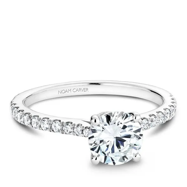 Half Eternity Diamond Engagement Ring Image 3 Frontenac Jewellers Kingston, ON