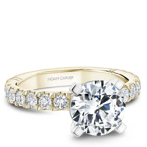 Pave Diamond Engagement Ring Image 2 Frontenac Jewellers Kingston, ON