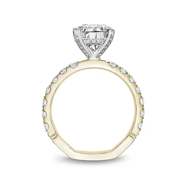 Pave Diamond Engagement Ring Image 3 Frontenac Jewellers Kingston, ON