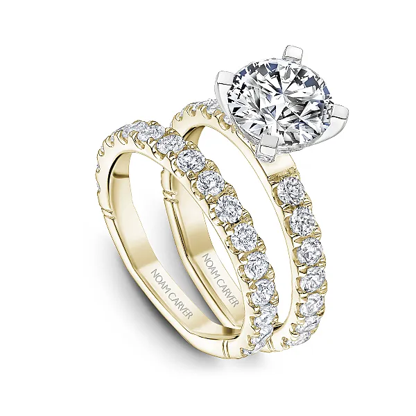 Pave Diamond Engagement Ring Image 4 Frontenac Jewellers Kingston, ON