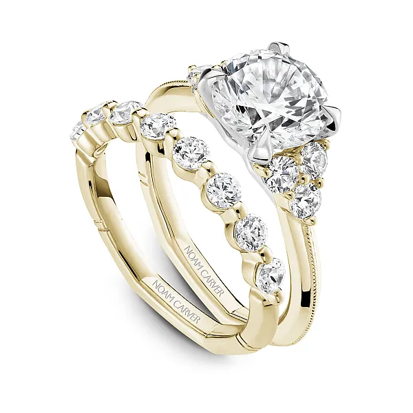 Round Diamond Engagement Ring With Accent Stones Image 4 Frontenac Jewellers Kingston, ON