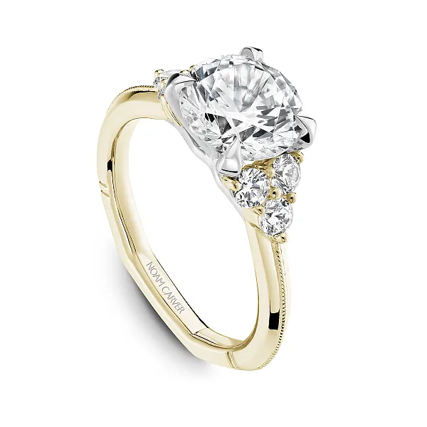 Round Diamond Engagement Ring With Accent Stones Frontenac Jewellers Kingston, ON