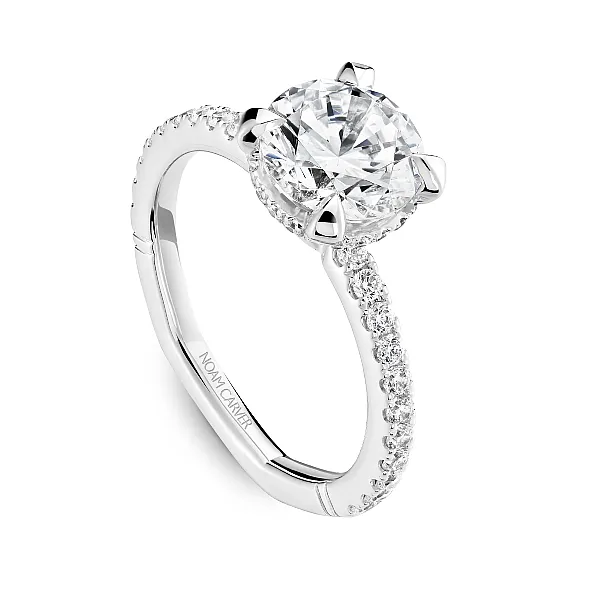 Hidden Halo Round Diamond Engagement Ring Frontenac Jewellers Kingston, ON