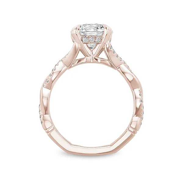 Twist Diamond Engagement Ring Image 3 Frontenac Jewellers Kingston, ON