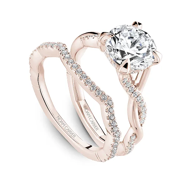 Twist Diamond Engagement Ring Image 4 Frontenac Jewellers Kingston, ON