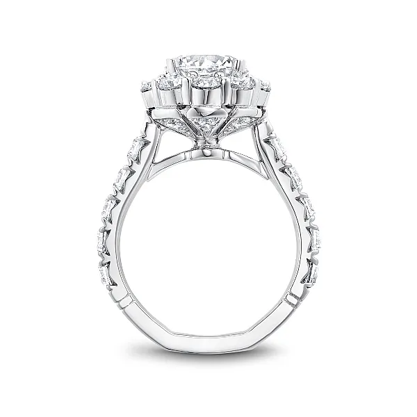 Halo Diamond Engagement Ring Image 2 Frontenac Jewellers Kingston, ON