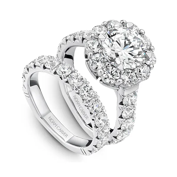 Halo Diamond Engagement Ring Image 4 Frontenac Jewellers Kingston, ON
