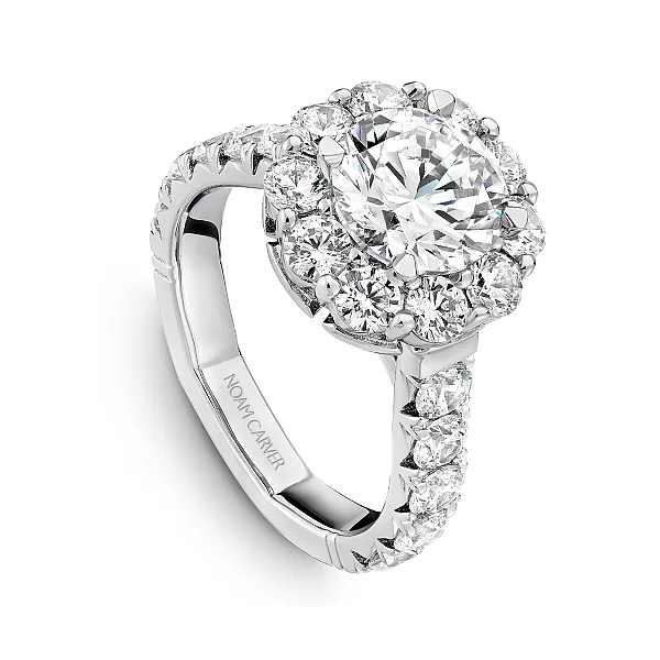 Halo Diamond Engagement Ring Frontenac Jewellers Kingston, ON