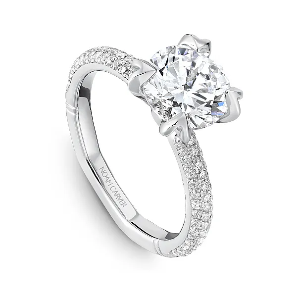 Pave Diamond Engagement Ring Frontenac Jewellers Kingston, ON