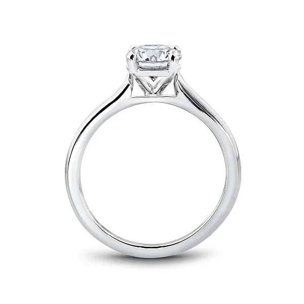 Solitaire Four Prong Set Diamond Engagement Ring Image 3 Frontenac Jewellers Kingston, ON