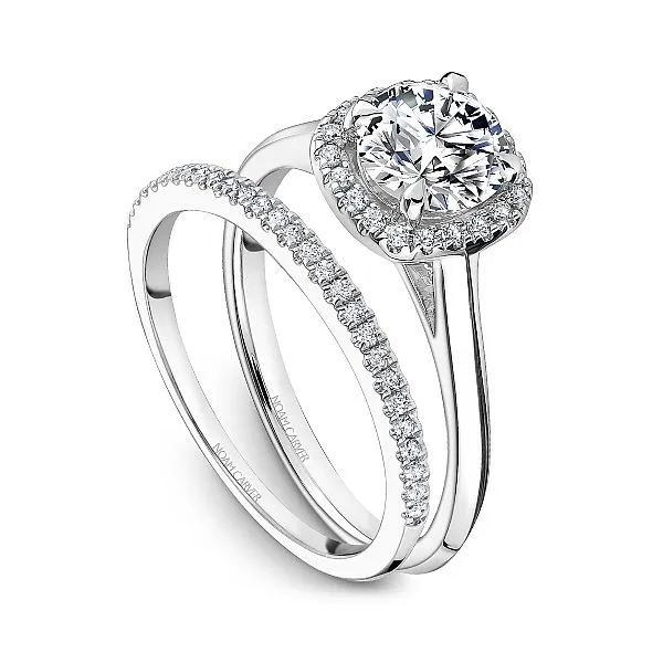 Square Shape Halo Oval Diamond Engagement Ring Image 4 Frontenac Jewellers Kingston, ON