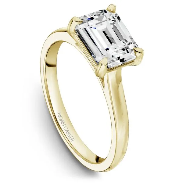 Yellow Gold East West Diamond Engagement Ring Frontenac Jewellers Kingston, ON