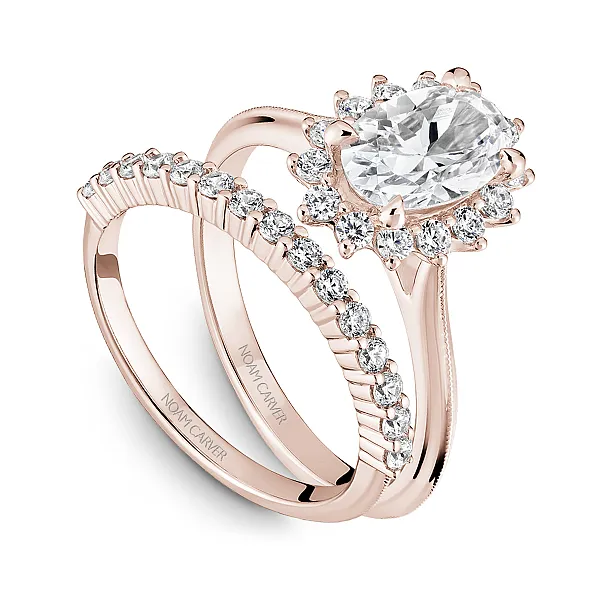 Oval Diamond Engagement Ring With Accent Stones Image 4 Frontenac Jewellers Kingston, ON