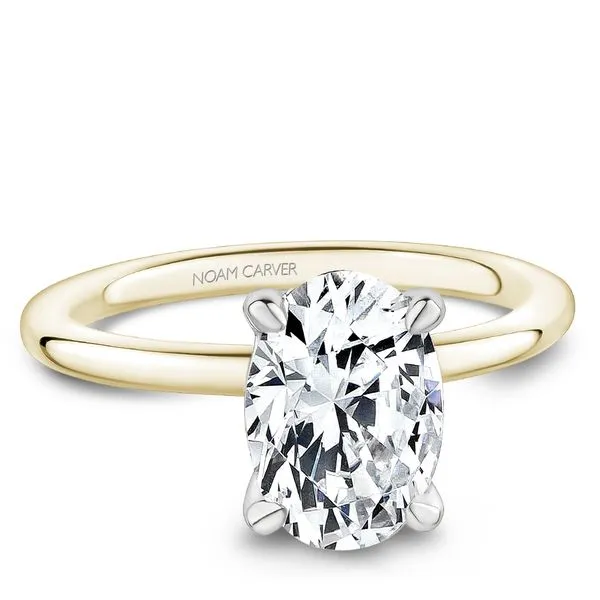 Oval Solitaire Diamond Engagement Ring Image 2 Frontenac Jewellers Kingston, ON