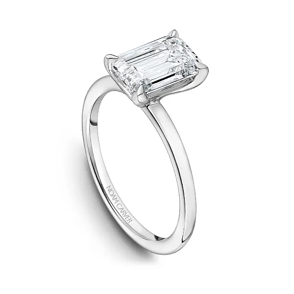Emerald Cut Diamond Engagement Ring Frontenac Jewellers Kingston, ON