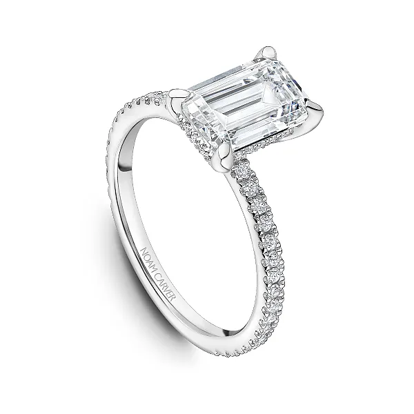 Emerald Cut Diamond Engagement Ring Frontenac Jewellers Kingston, ON