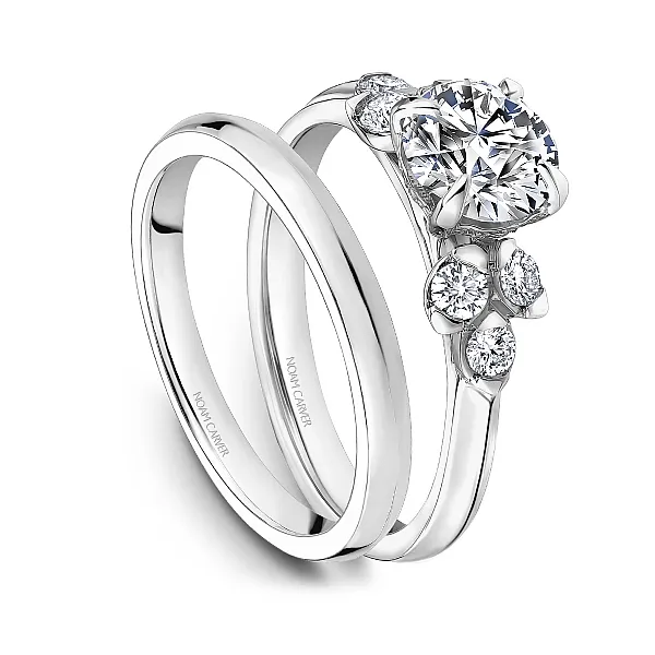 Accent Diamond Engagement Ring Image 3 Frontenac Jewellers Kingston, ON