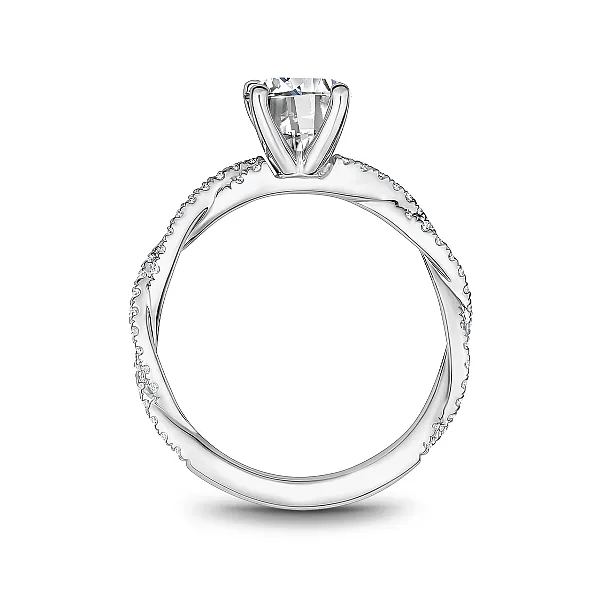 Twist Diamond Engagement Ring Image 2 Frontenac Jewellers Kingston, ON