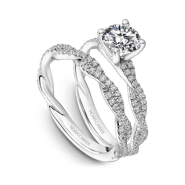 Twist Diamond Engagement Ring Image 4 Frontenac Jewellers Kingston, ON