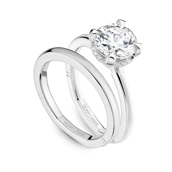 Hidden Halo Solitaire Diamond Engagement Ring Image 4 Frontenac Jewellers Kingston, ON