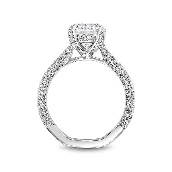 Pave Diamond Engagement Ring Image 3 Frontenac Jewellers Kingston, ON