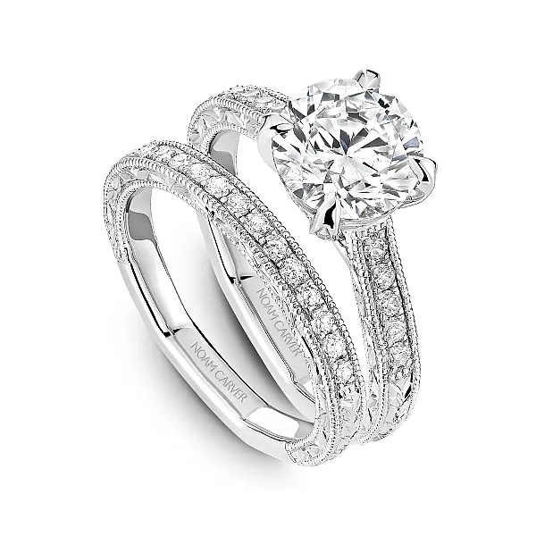 Pave Diamond Engagement Ring Image 4 Frontenac Jewellers Kingston, ON