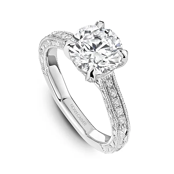 Pave Diamond Engagement Ring Frontenac Jewellers Kingston, ON