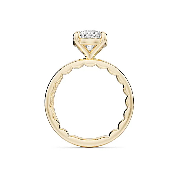 14K Yellow Gold Diamond Engagement Ring Image 3 Frontenac Jewellers Kingston, ON