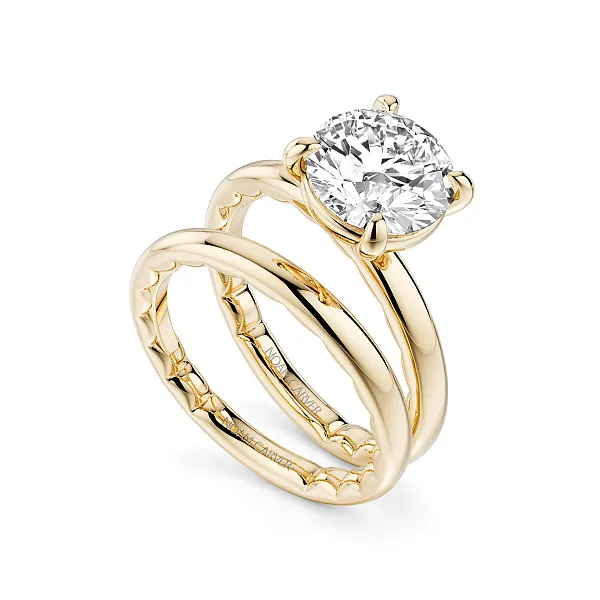 14K Yellow Gold Diamond Engagement Ring Image 4 Frontenac Jewellers Kingston, ON
